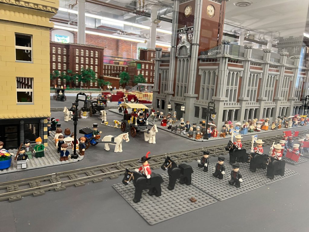 a town parade | The LEGO® Millyard Project at SEE Science Center in Manchester, NH